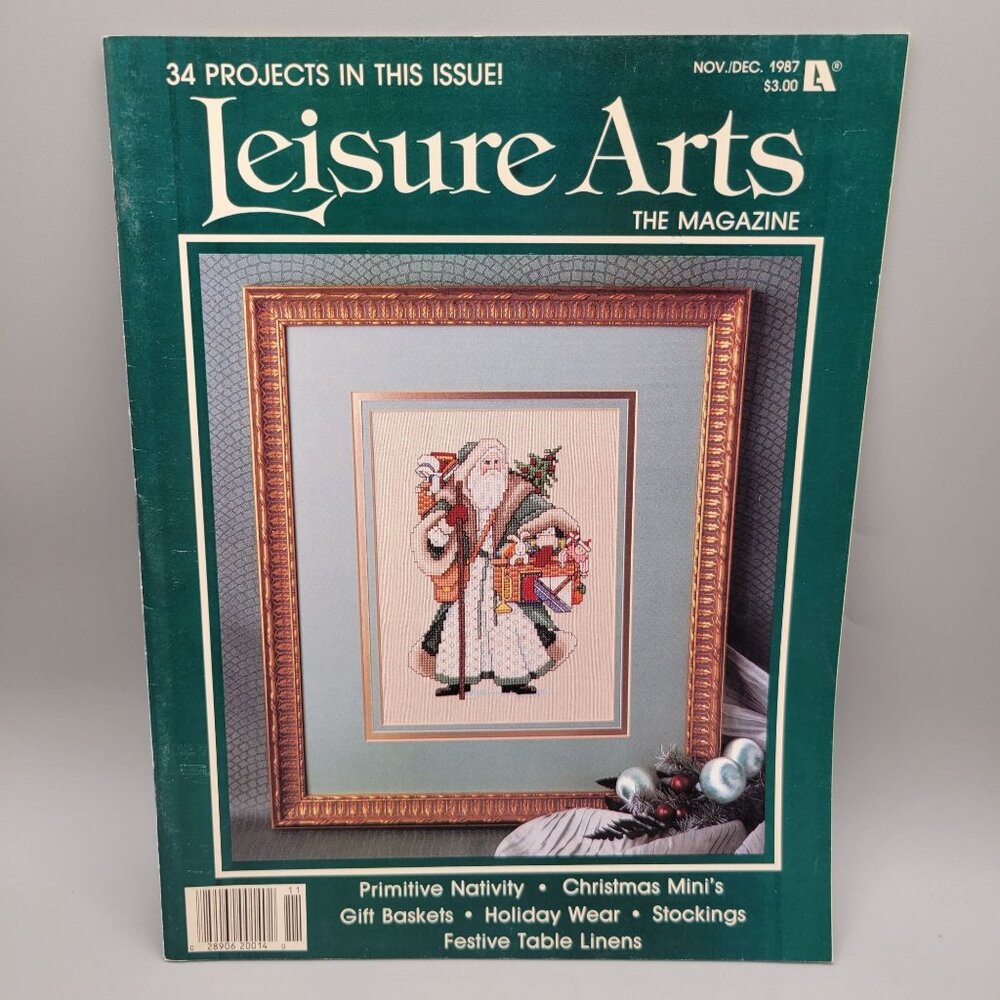 Leisure Arts Craft Book Knit Crochet Paint Projects Cross Stitch